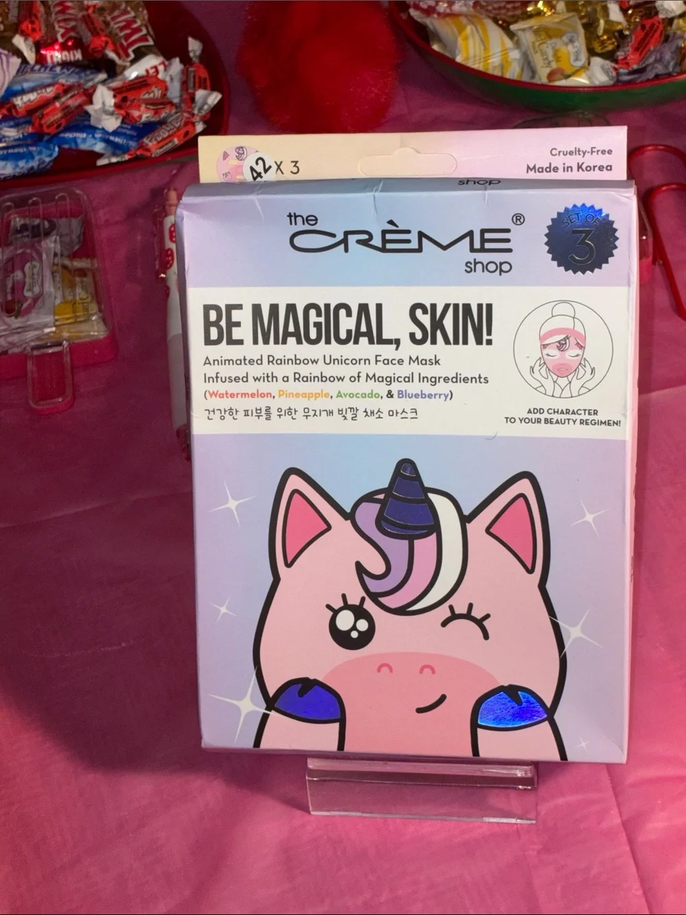 The Crème Shop Be Magical, Skin! Unicorn Face Mask - Pink