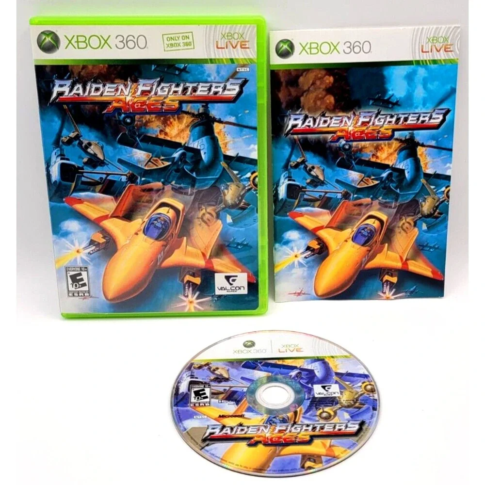 RAIDEN FIGHTERS ACES XBOX 360 GAME CIB COMPLETE‎ IN BOX