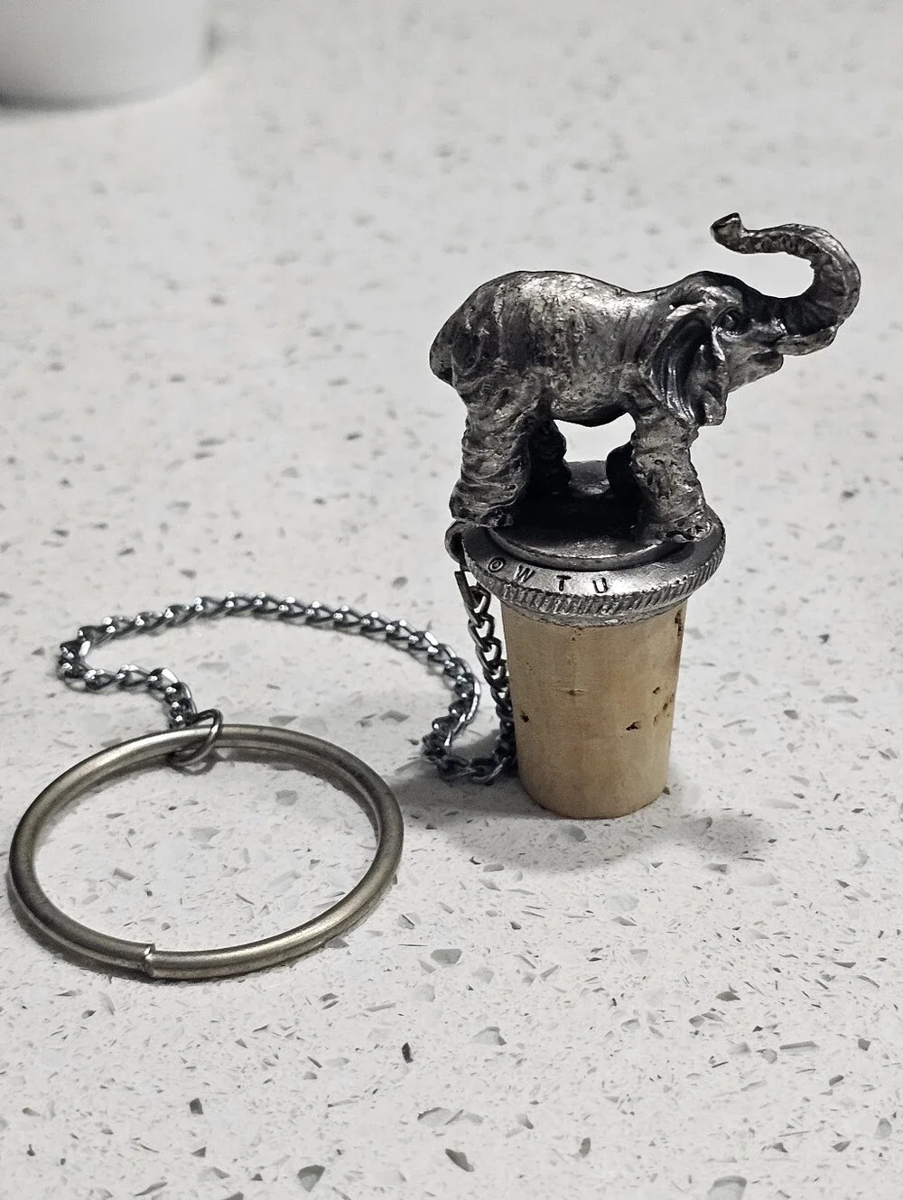Unbranded pewter elephant