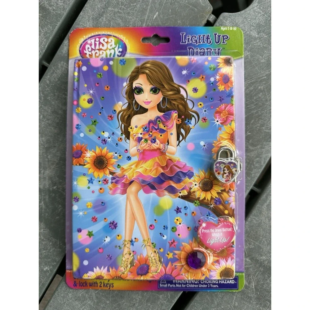 2012 Light Up Lisa Frank Tatey Bug Diary Journal New‎ Lock And Key Sealed