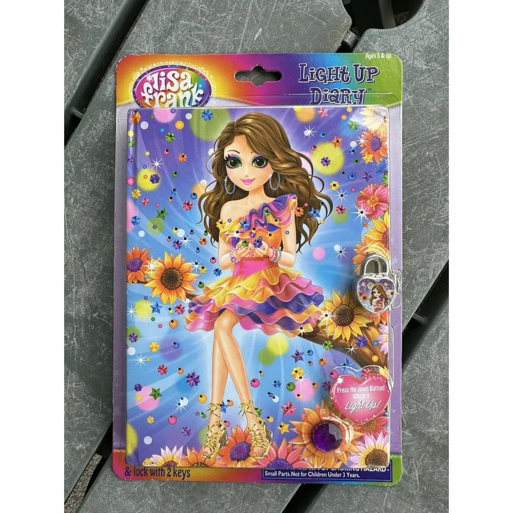 2012 Light Up Lisa Frank Tatey Bug Diary Journal New‎ Lock And Key Sealed