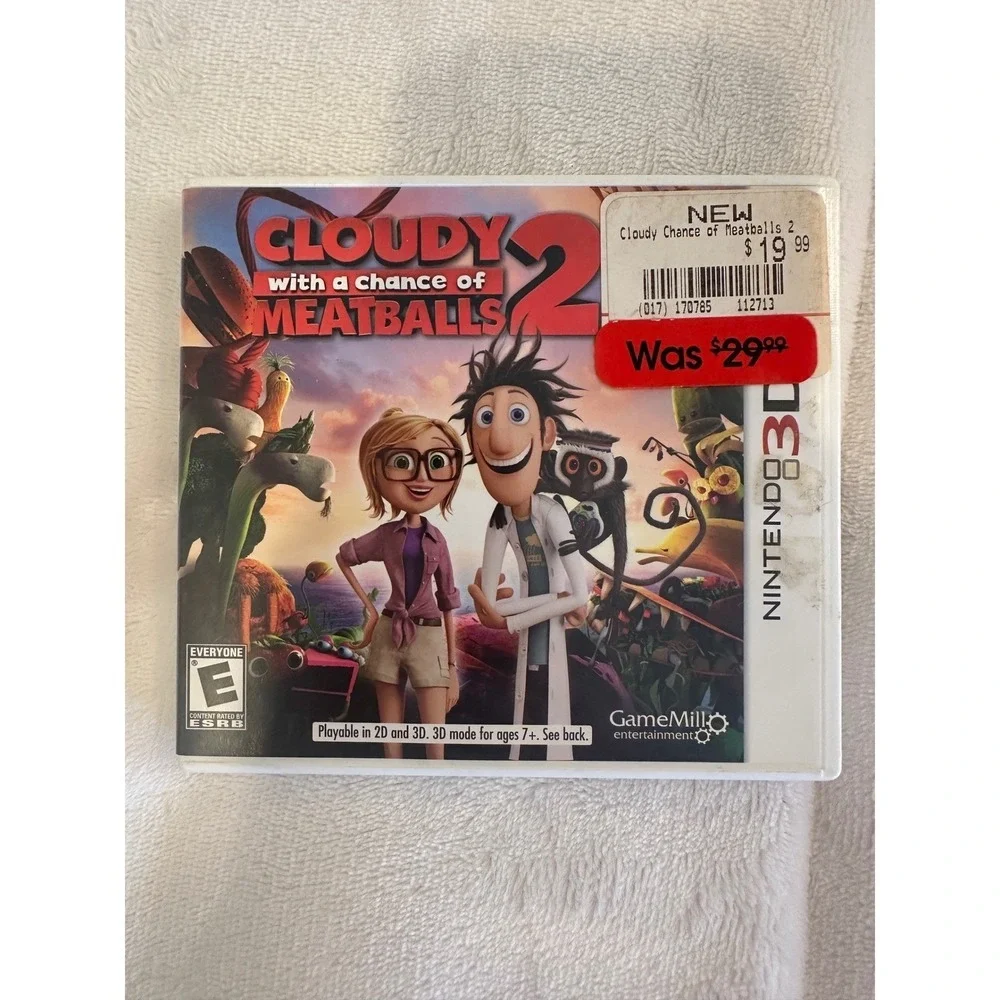Cloudy‎ with a Chance of Meatballs 2 - Nintendo 3DS Video Game