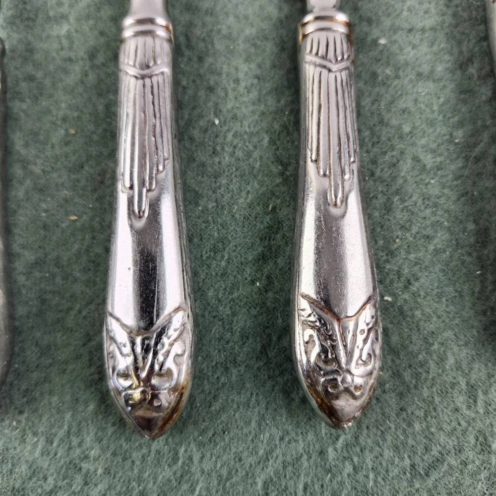 5 Piece Place Setting Pier 1 Imports PII15 Flatware Stainless 18/8 India Vintage