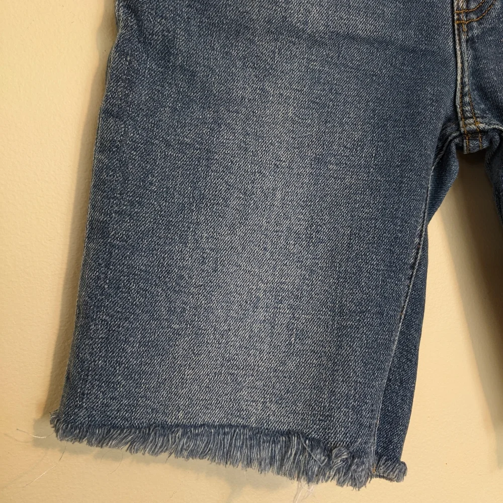 Re/Done 80’s Long Short In Blue Size 26 Retro Casual Beach Vacation Coastal
