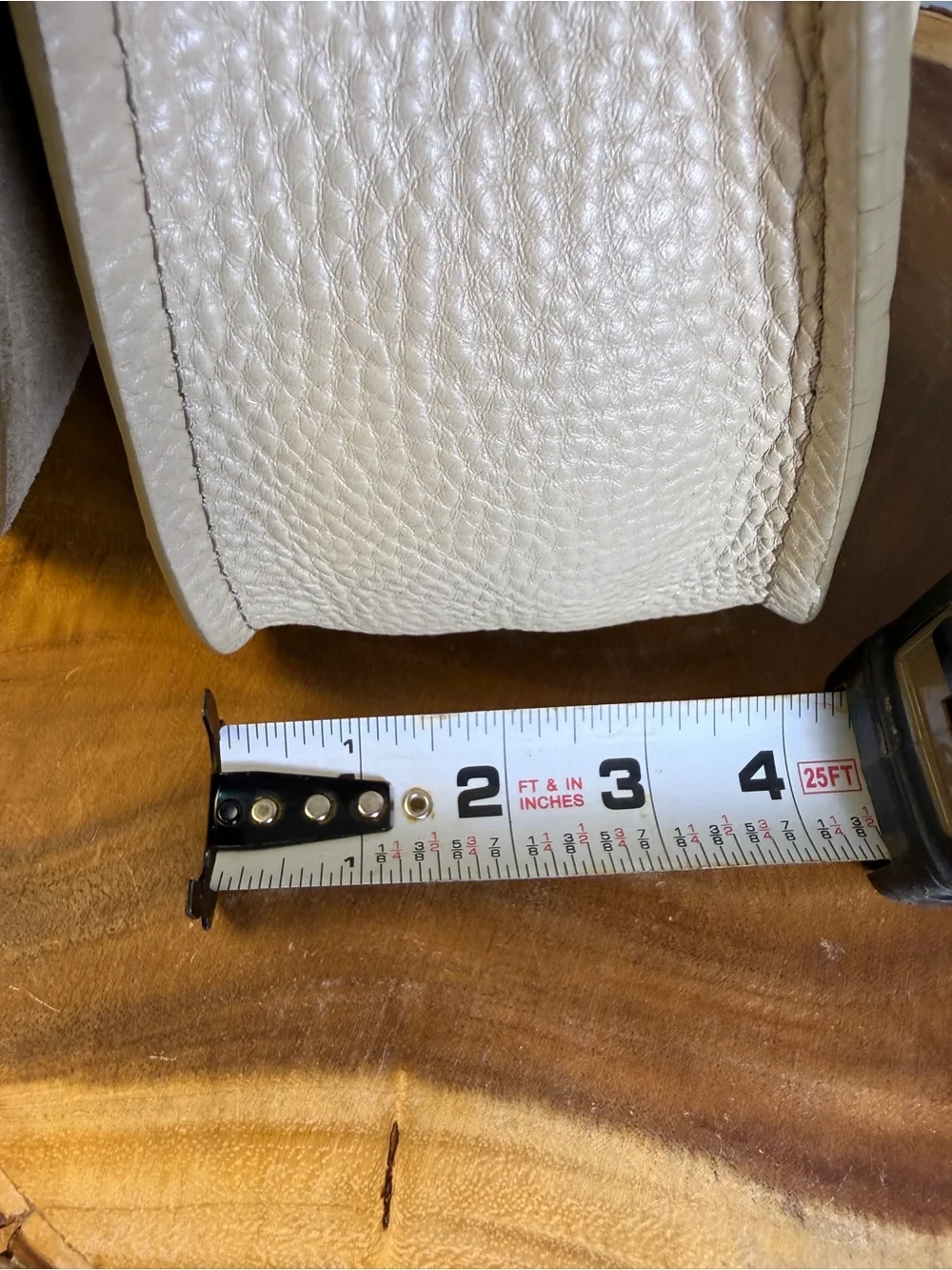 Cole Haan Beige Pebbled Leather Flap Crossbody Messenger Bag Braided Strap EUC