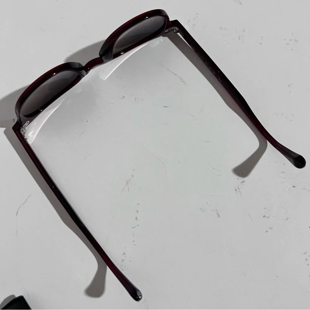 Ollie Quinn Handcrafted Miller Red Sunglasses Ray Ban Case Unisex