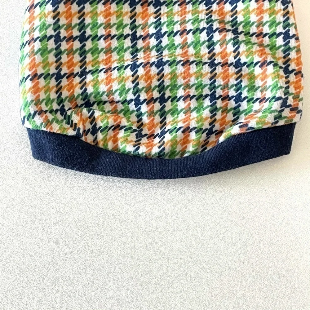 Ruff Ruff Couture Wimbledon Houndstooth Tennis Dog Tank Multicolor XS