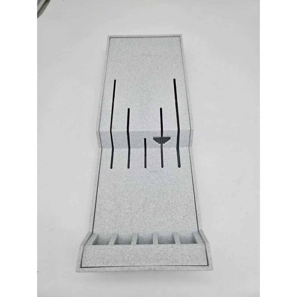 Cutco‎ 5pc Knife Holder Wall Mount or Drawer Model #1742 White Durable Plastic