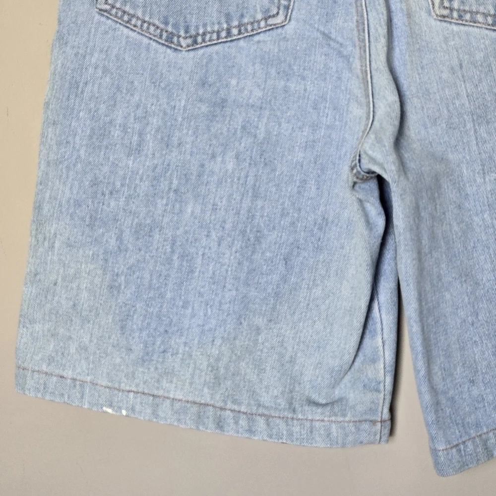 Vintage UnionBay Y2K Western High Rise Long Denim Light Wash Shorts Size 1/2