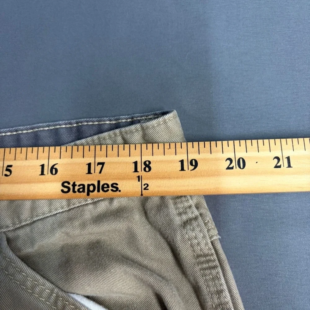 Wrangler Originals Carpenter Work Pants Mens 38x30 Khaki Workwear Pre-owned