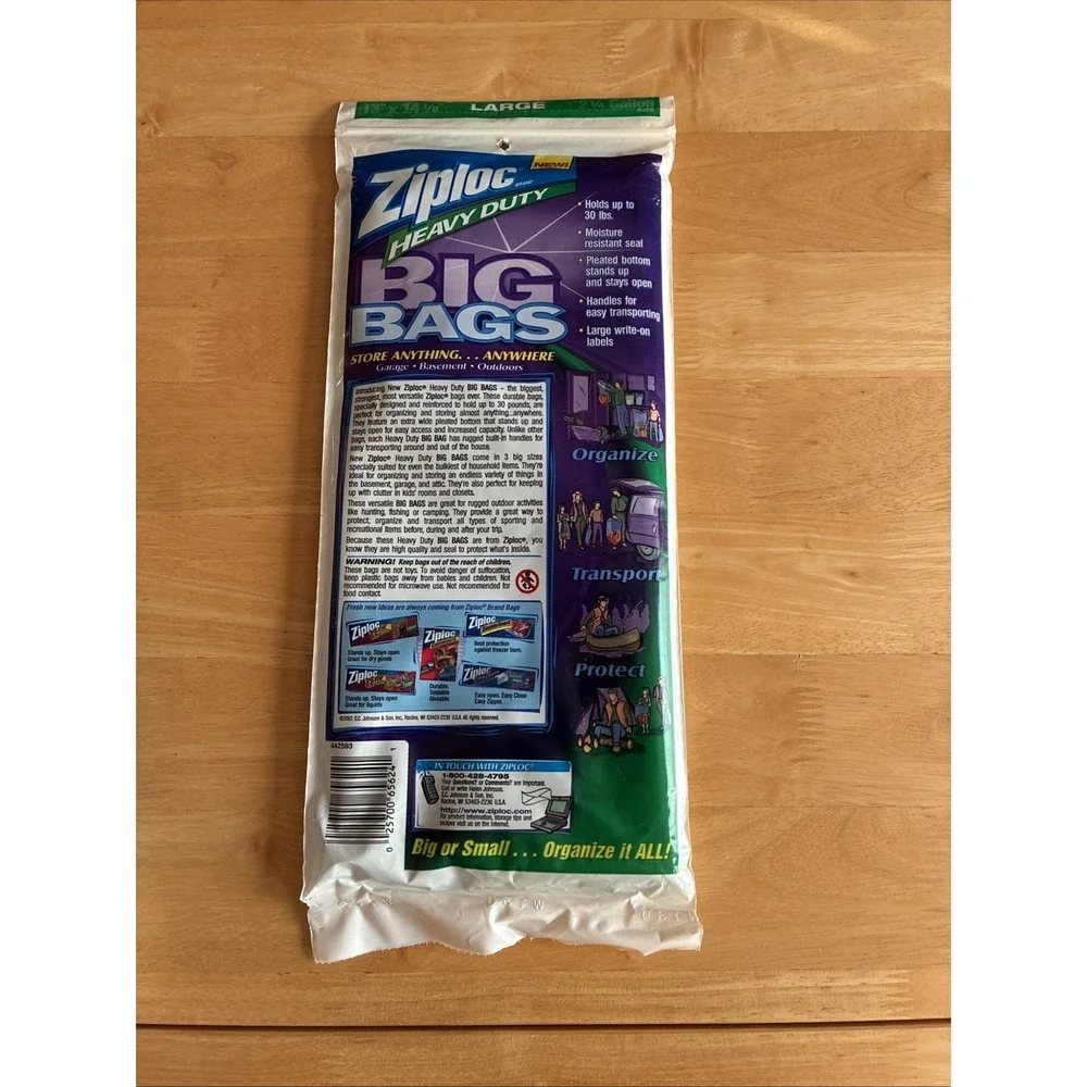 Ziploc heavy duty
