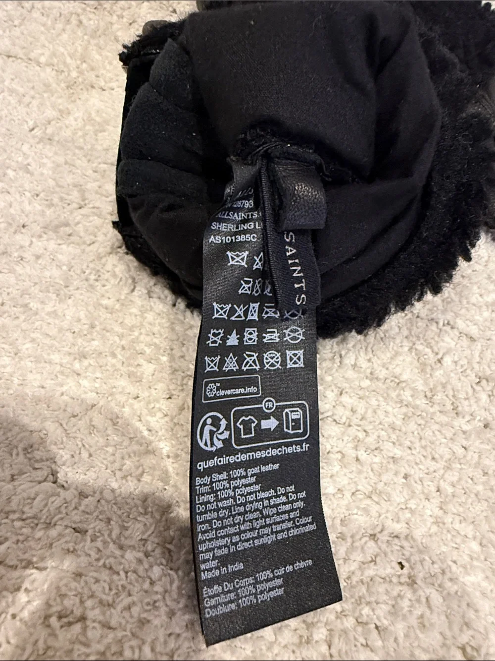 All Saints medium tags hem