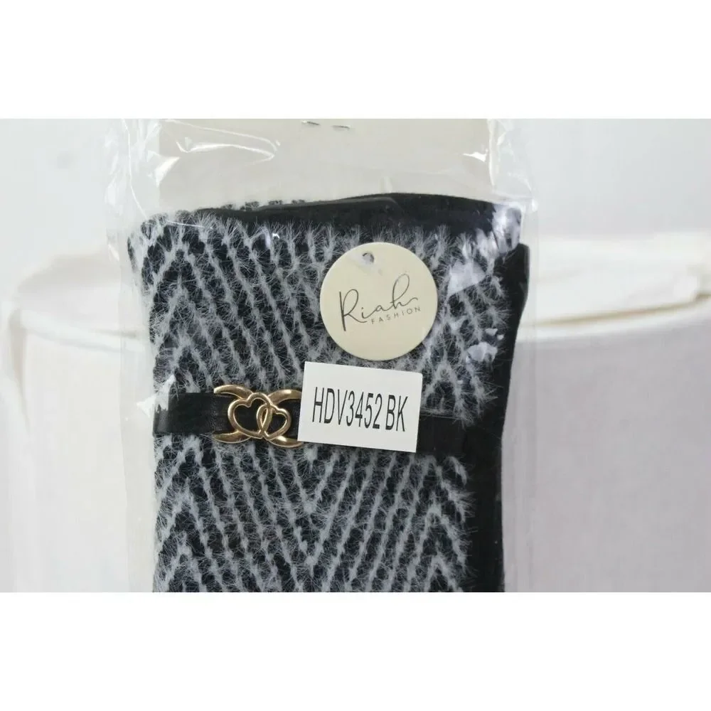 Fashion ladies black&