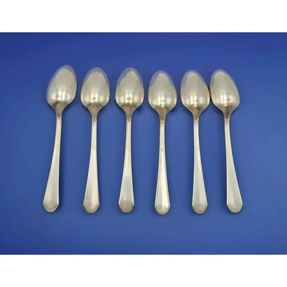 Set of 6 International Rogers FIDELIS Tablespoon Silverplate 1933 Flatware
