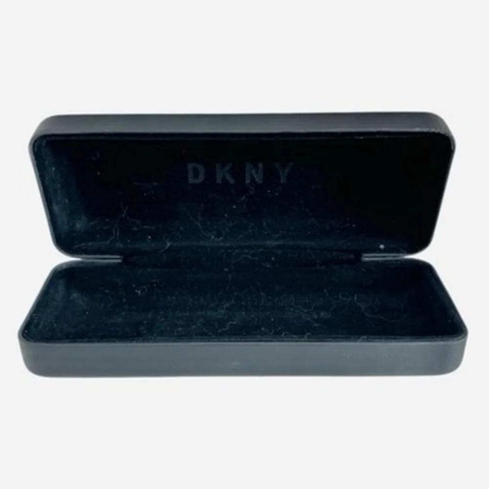 DKNY Black Hard Clamshell Eyeglasses Sunglasses Protective Case Good Plus
