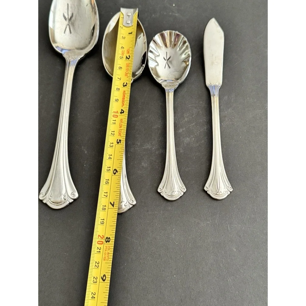 Wallace RESPLENDENCE Tablespoon Teaspoon Sugar Spoon‎ Master Butter Knife (4)