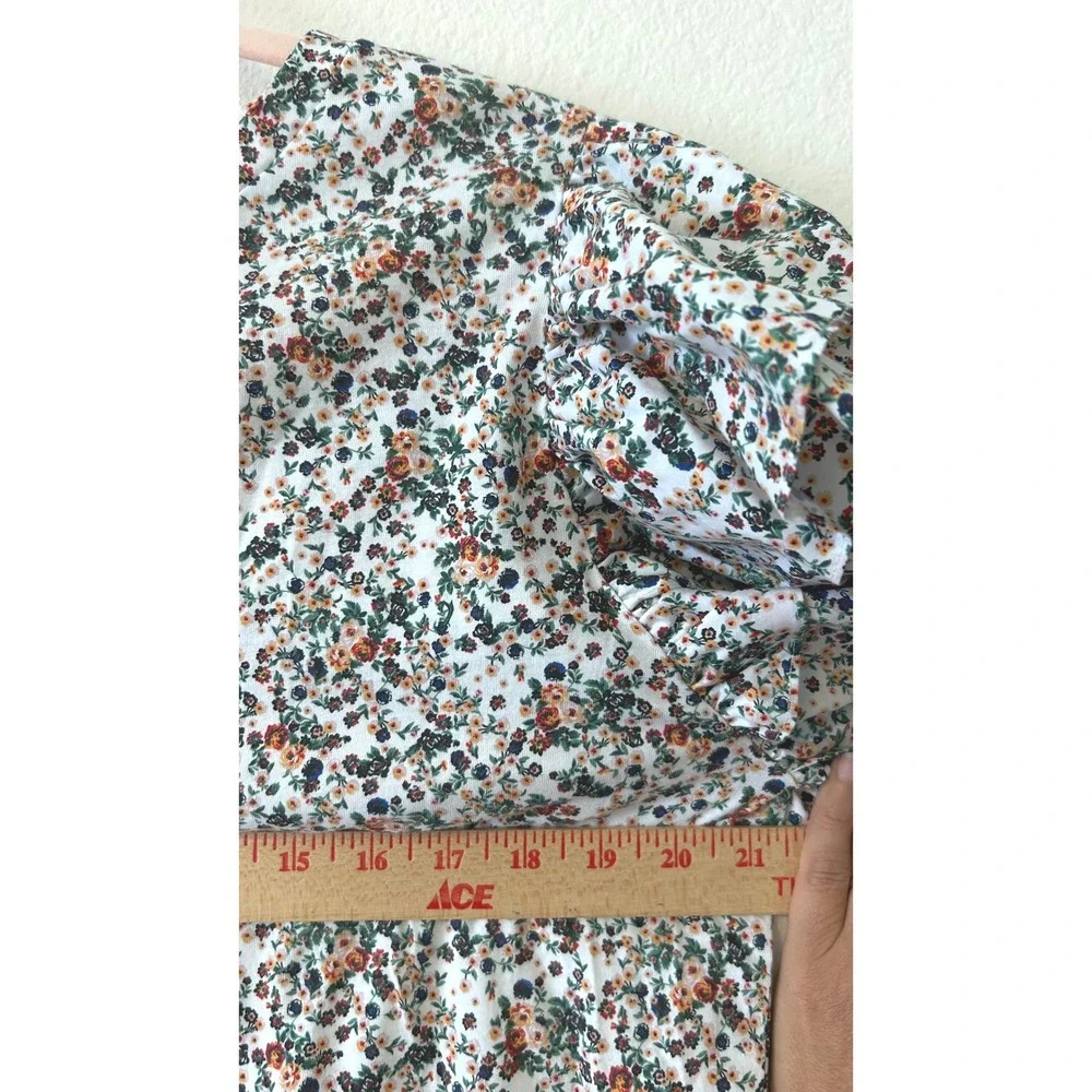 Zara floral puff