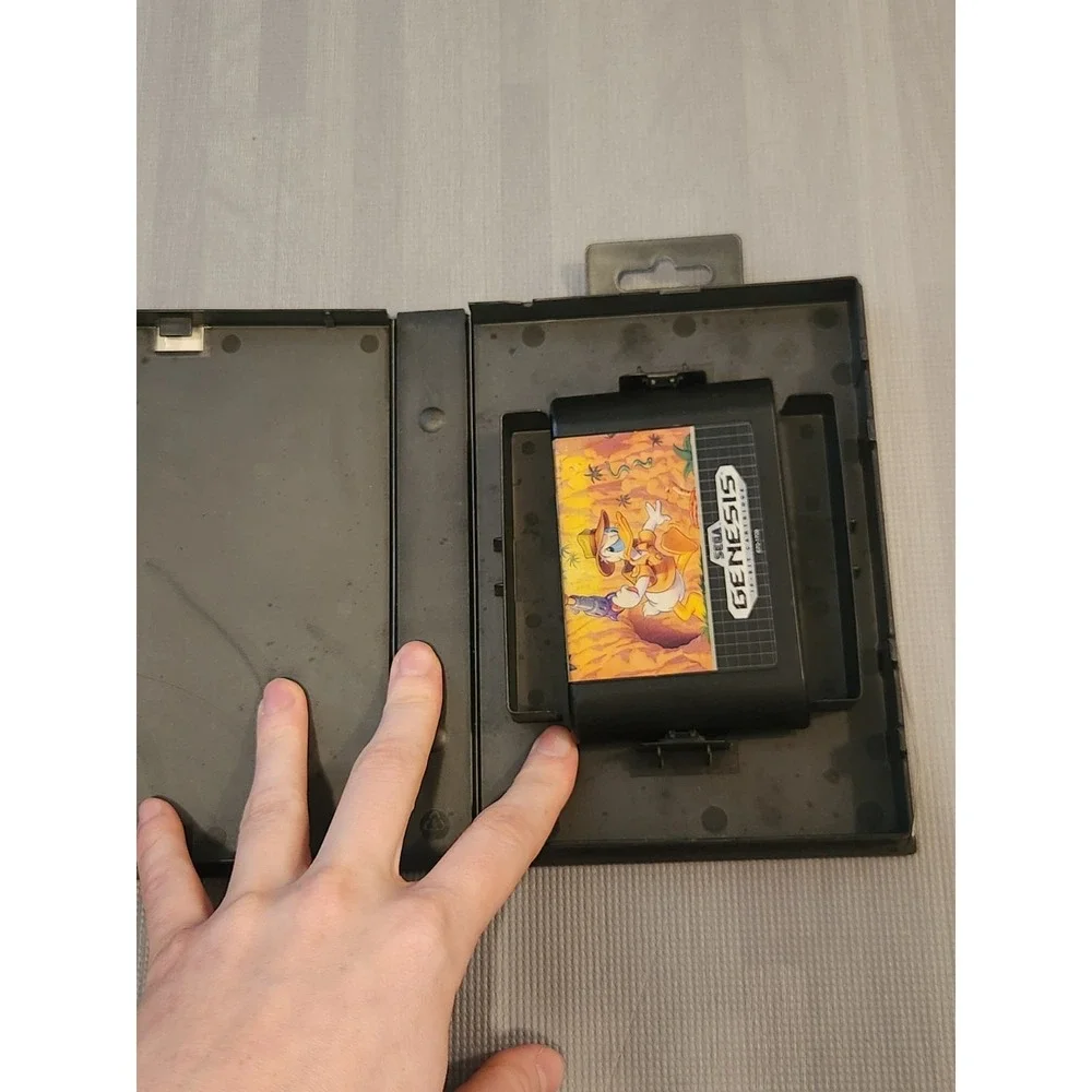 QuackShot Starring Donald Duck (Sega Genesis, 1991) NO MANUAL