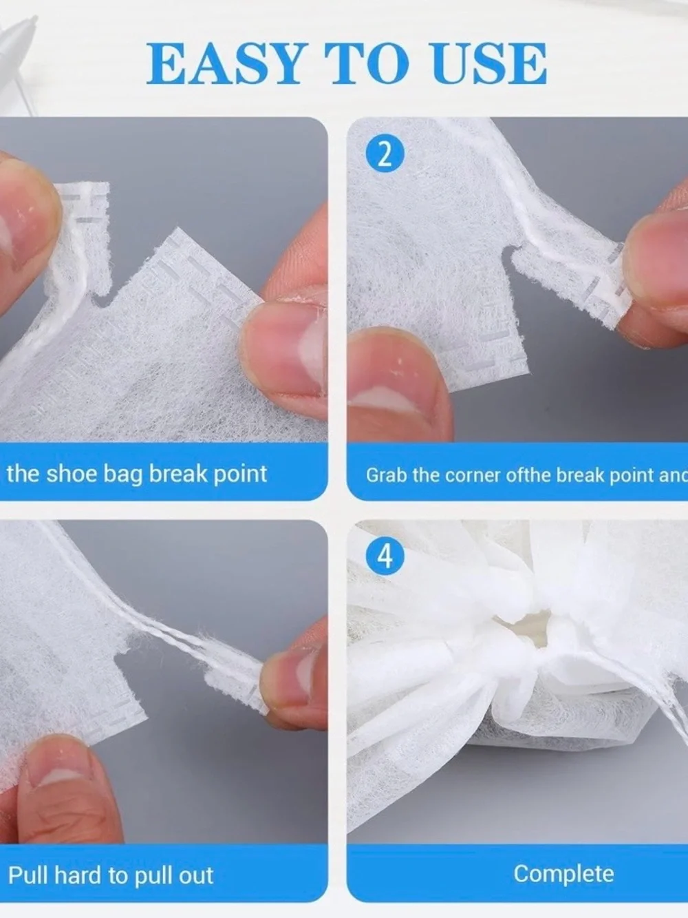 Dust Bags for Handbags, Wallets, Shows with Drawstring Closure White Quantity 15