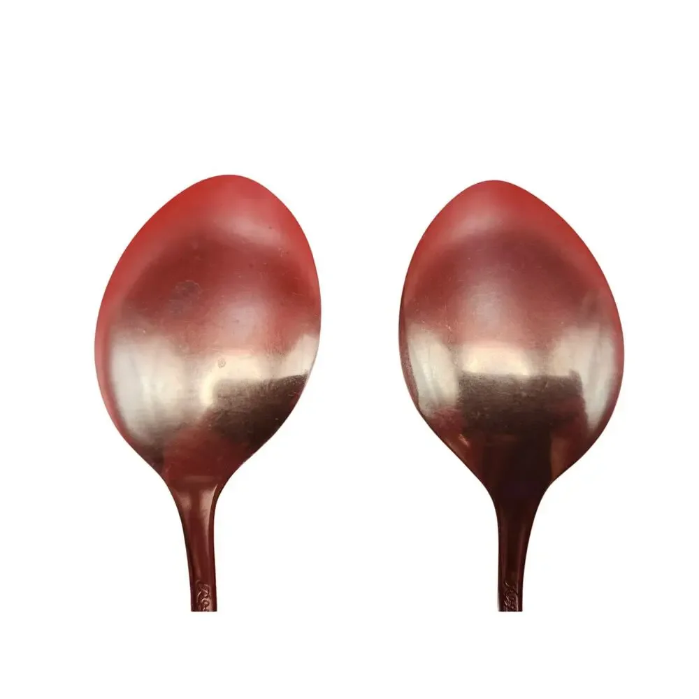 Stanley Roberts Dream Rose Soup Spoons Set of 2 7