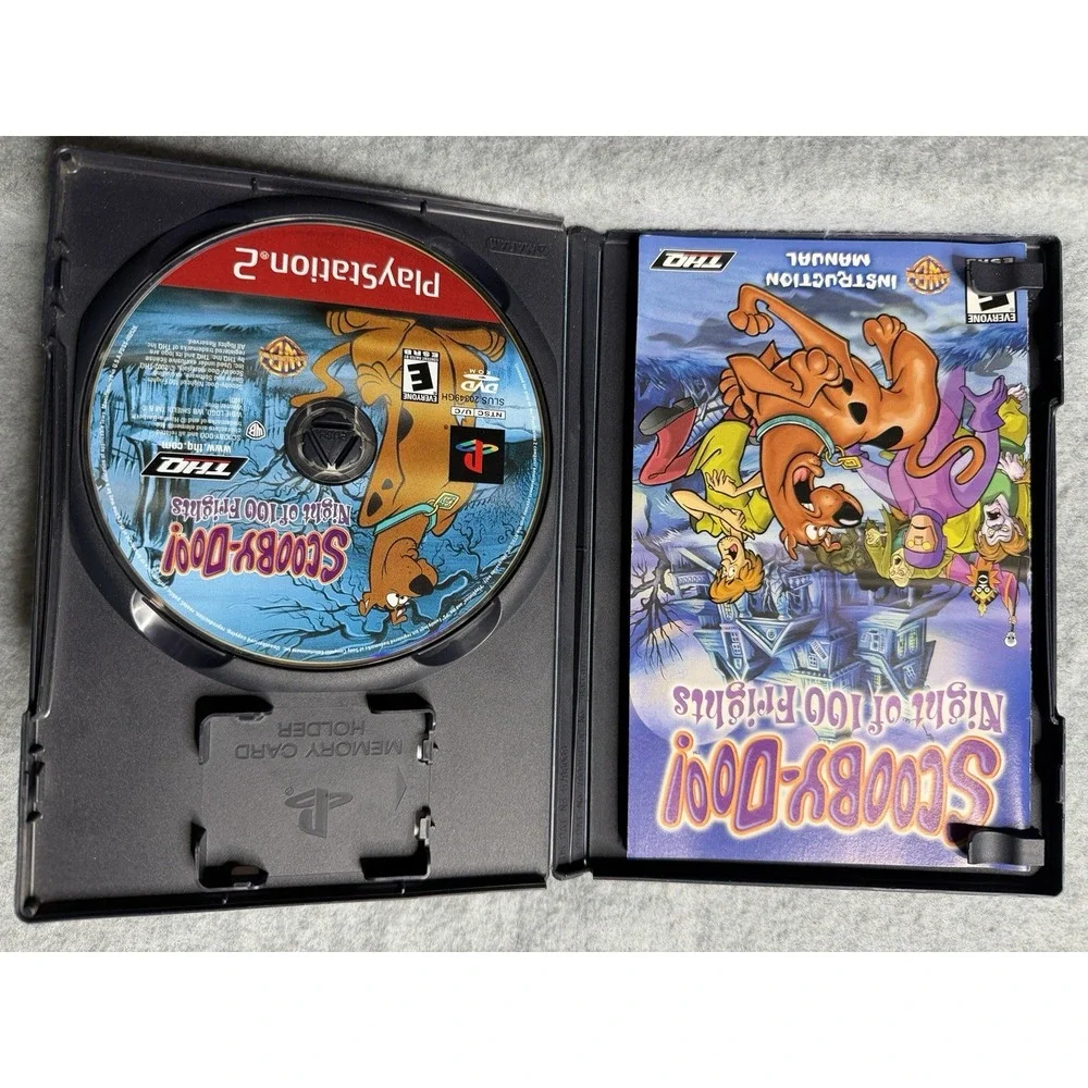 Scooby-Doo! Night of 100 Frights Sony PlayStation 2 Game w/ Manual