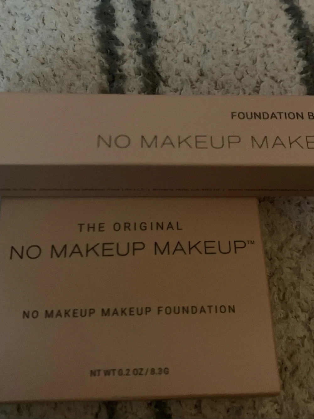 No Makeup Makeup w/ Brush creamy buildable