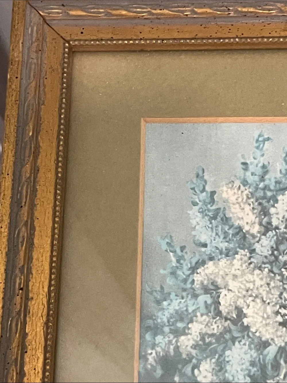 Vintage Bernard Lorenzo Framed Floral Still Life Wall Art