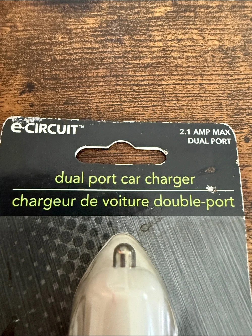 Dual Port Car Charger - White