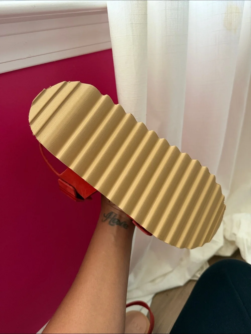 BRYR Gigi Sandal Color-Poppy