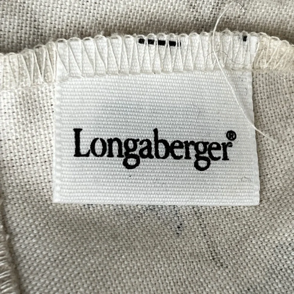 Longaberger Basket Honey Brown 1999 American Cancer‎ Society Heart Charm Small