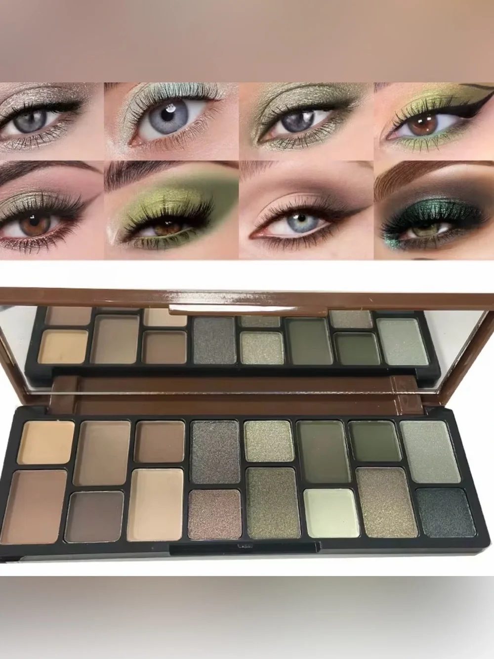 Target Olive & Neutral Eyeshadow Palette - Greens and Browns