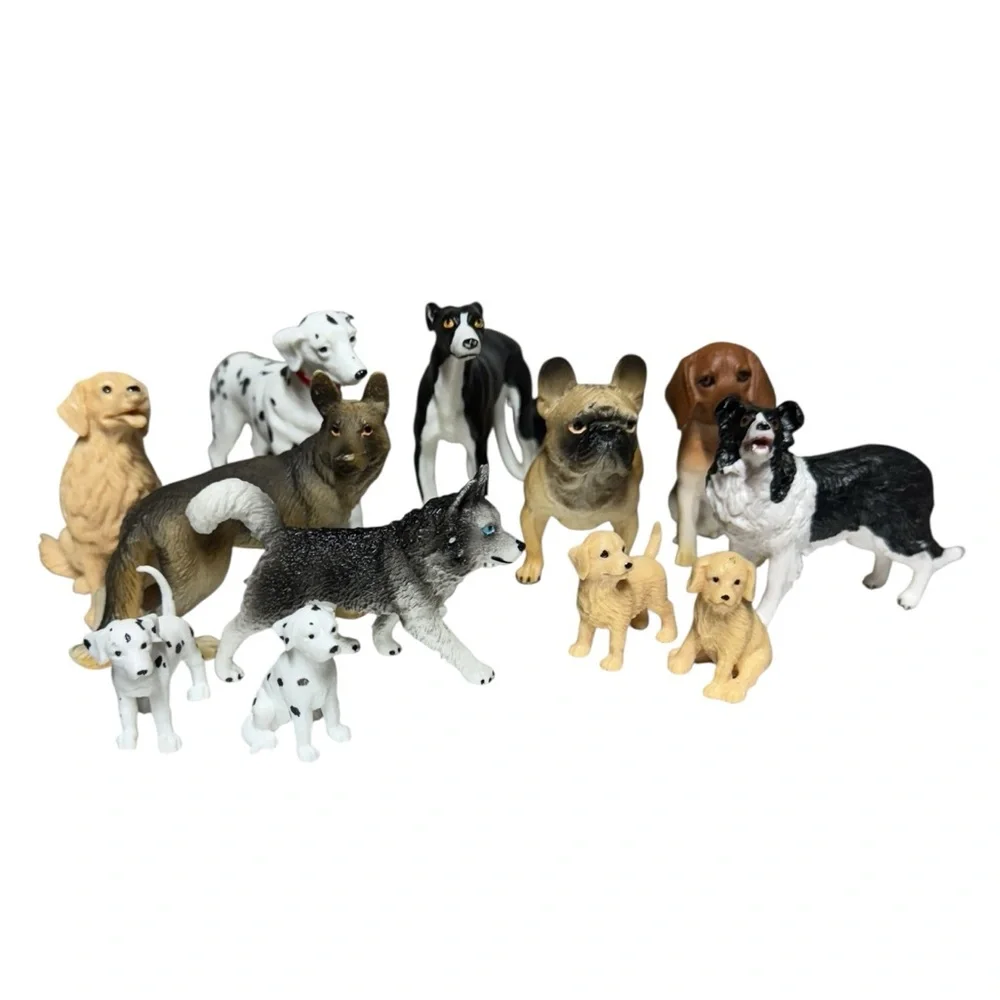 TOYMANY Dog Figurines Toy‎ Lot