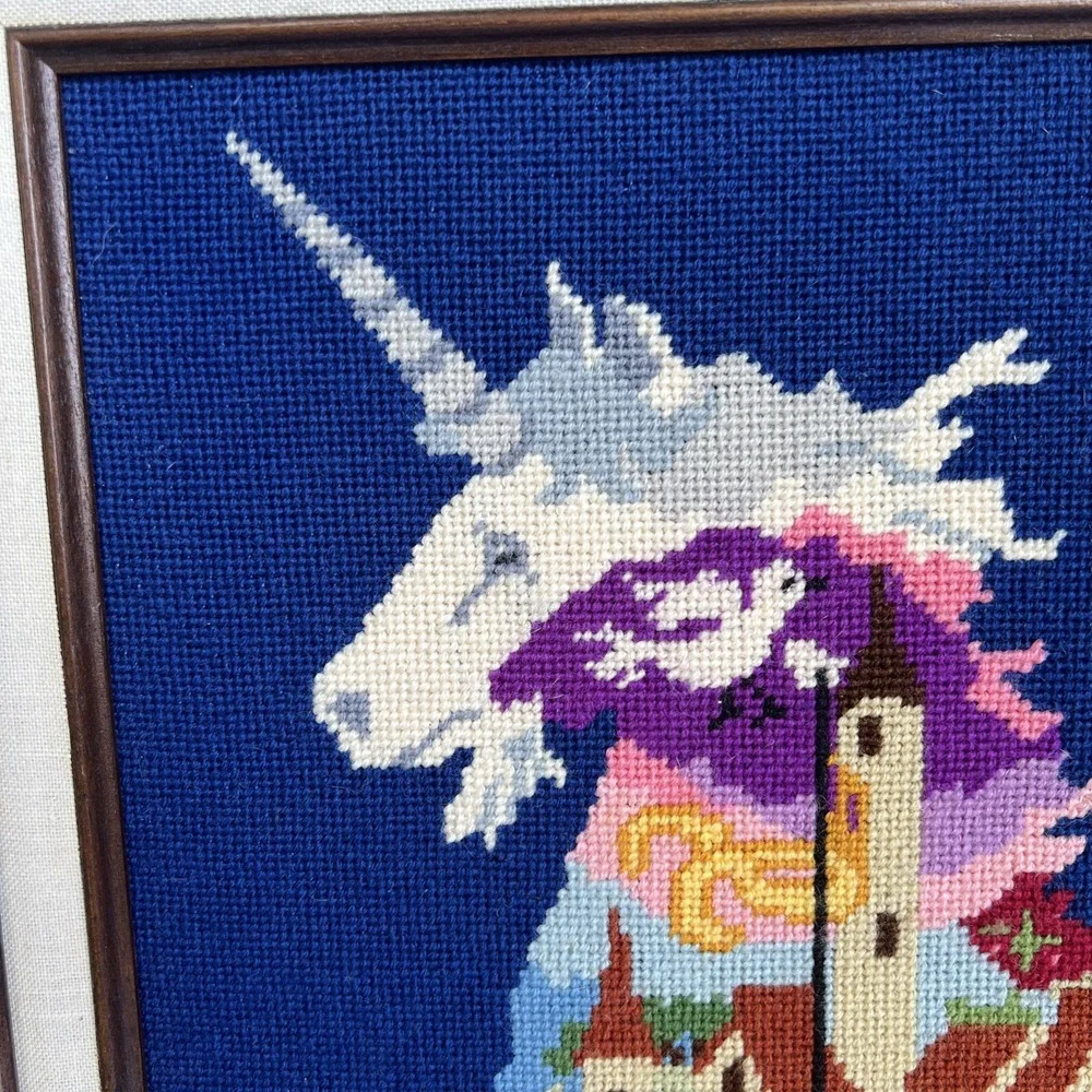 Handmade vibrant art against