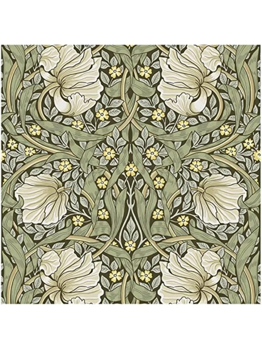Wallpaper Vintage Wall Paper Sage Green Removable | Textured Renter Friendly