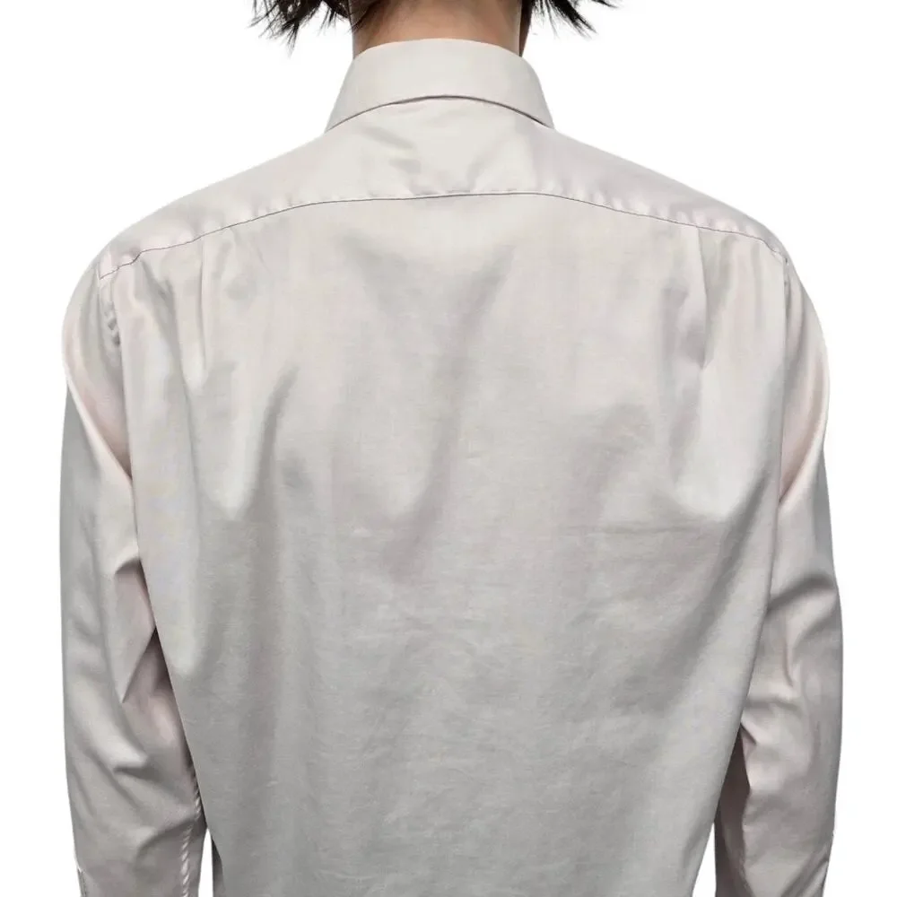 J. Crew Ludlow Dress Shirt Slim Fit Men 16 - 34 Stretch Light pink Long Sleeve