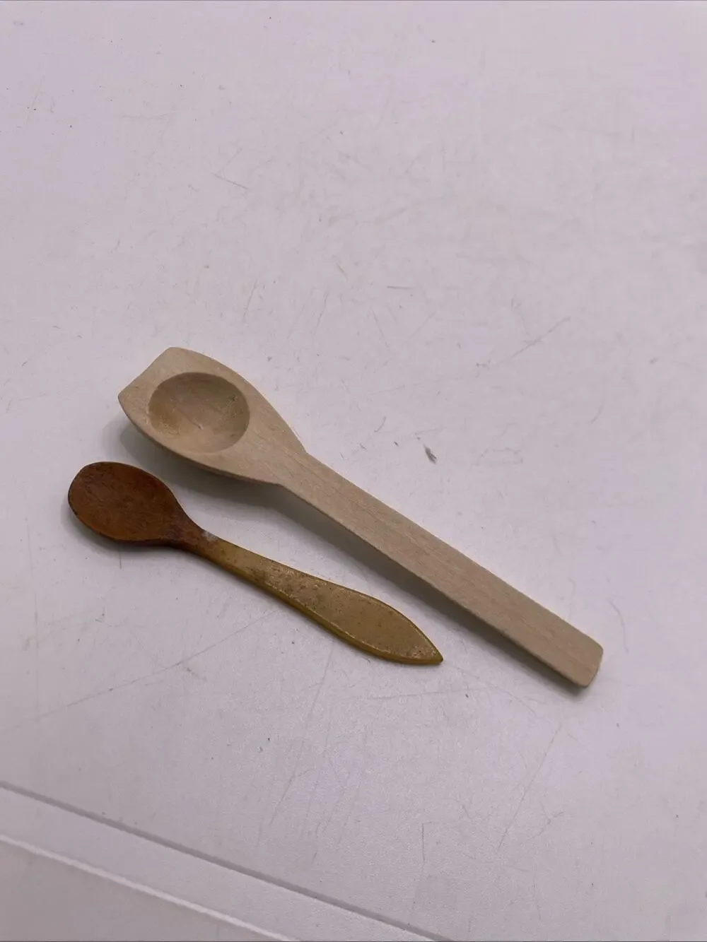Antique Mini Wooden Spoons