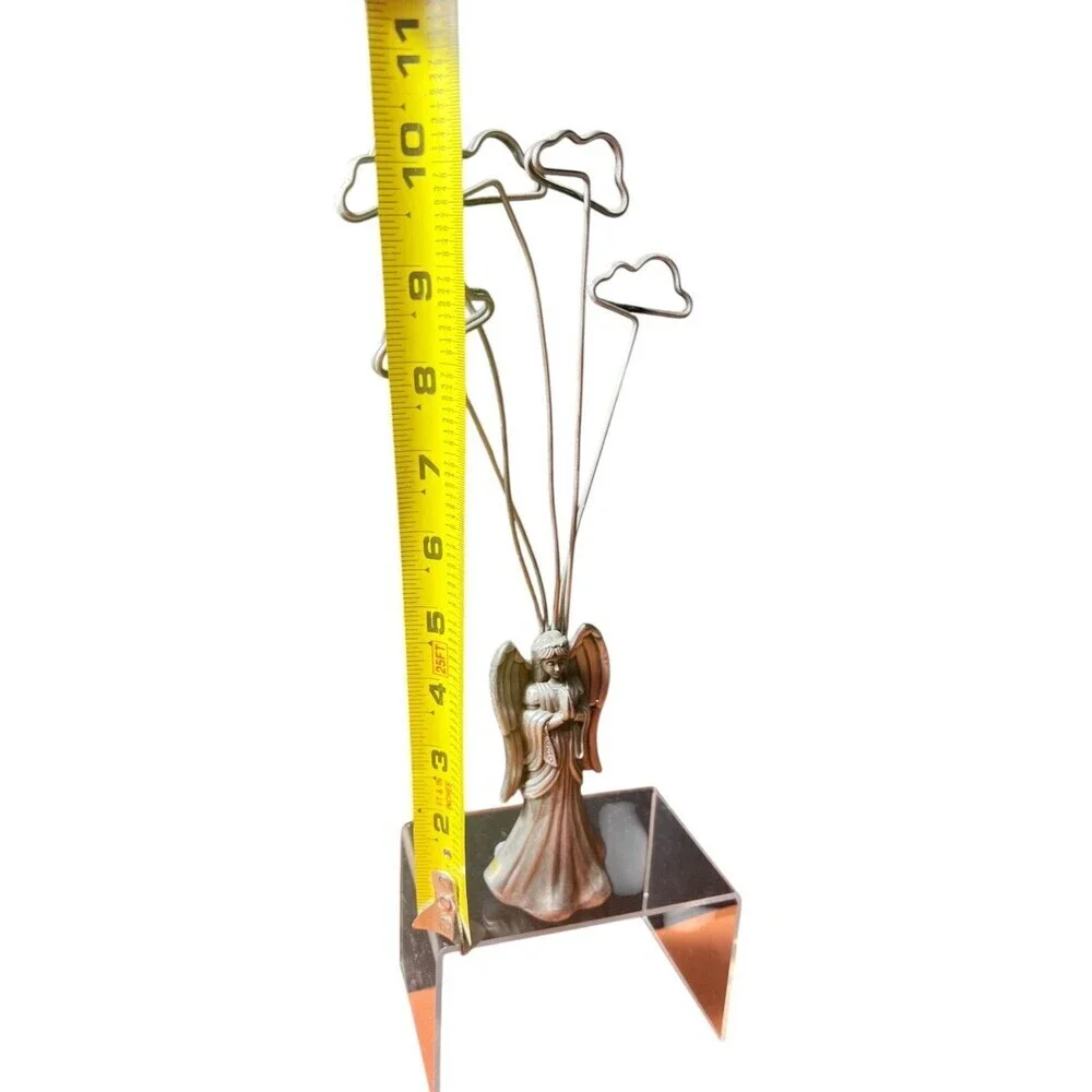 Vintage Pewter Angel Photo Holder – 10.5