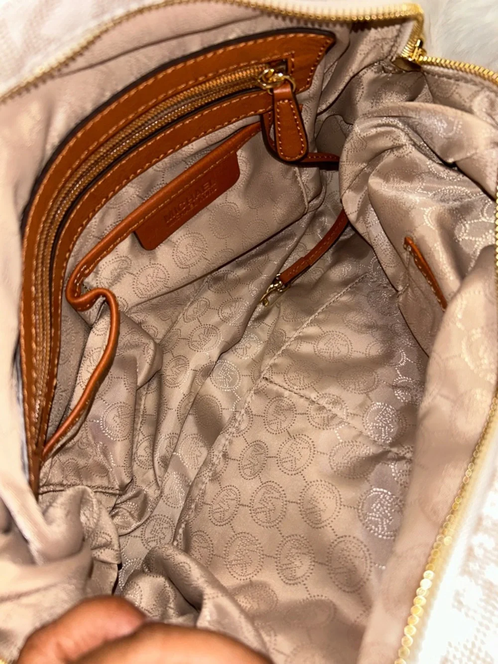 Michael Kors Fulton Monogram Logo‎ Shoulder Bag