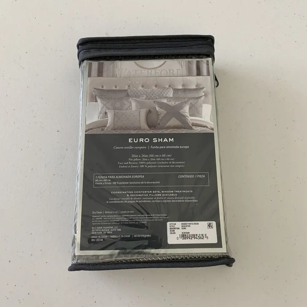 Waterford Fine Linens Augustus European Euro Sham 26