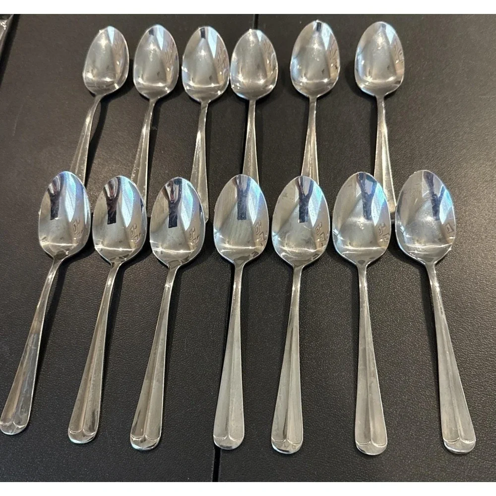 Reed Barton Select Hancock‎ Soup Spoons Spoon Stainless Steel Korea Set Of 13