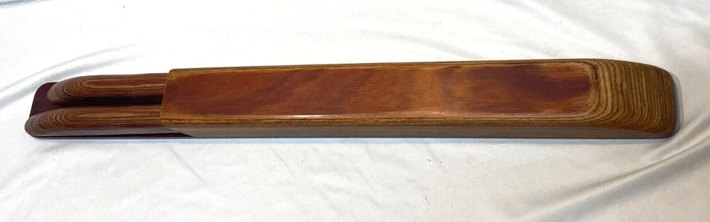 2PC ShurEdge Knife Slicer Carver Robeson Gourmet Cutlery Wooden Case Carving Set