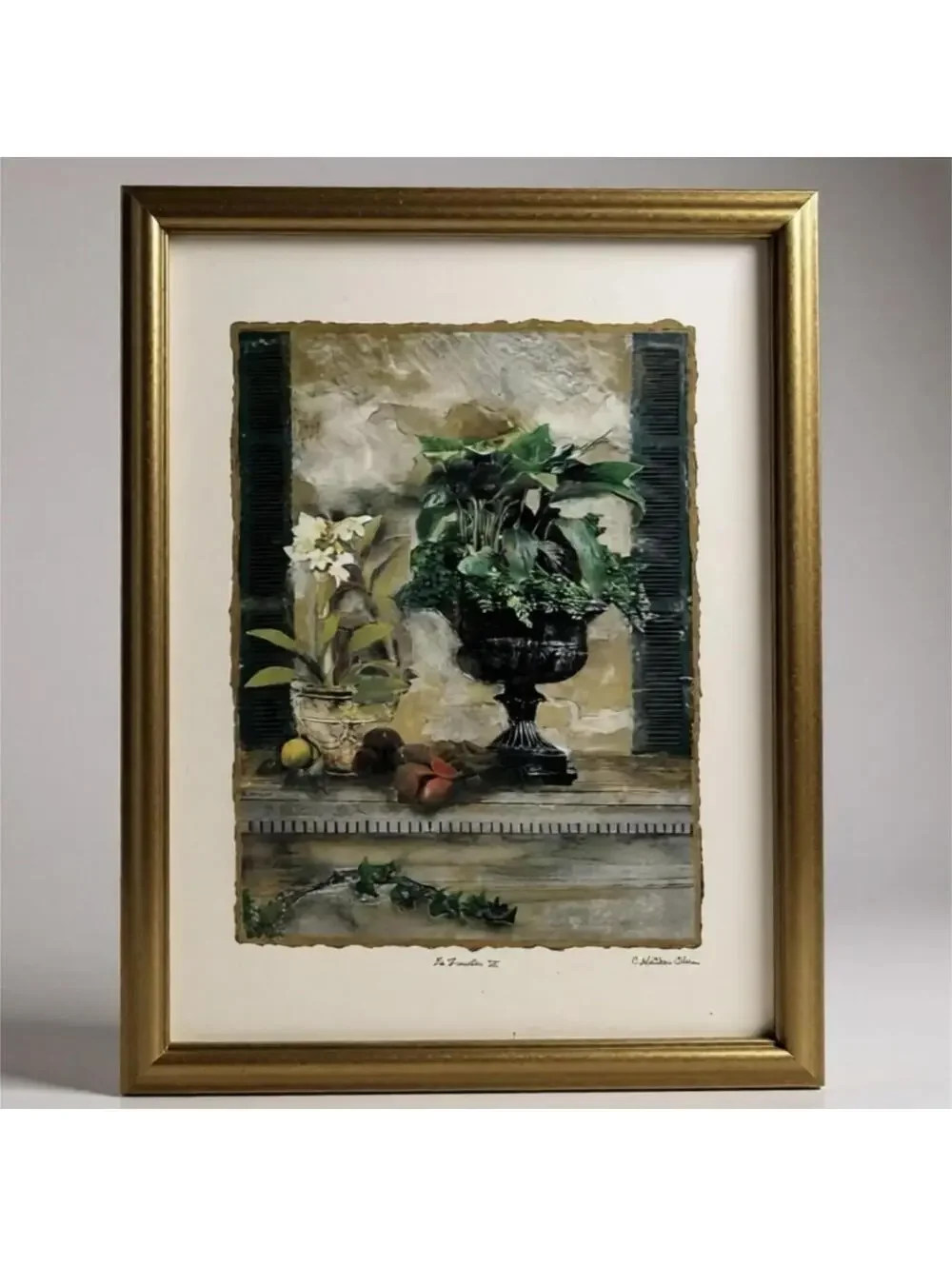 N/A greenery them framed