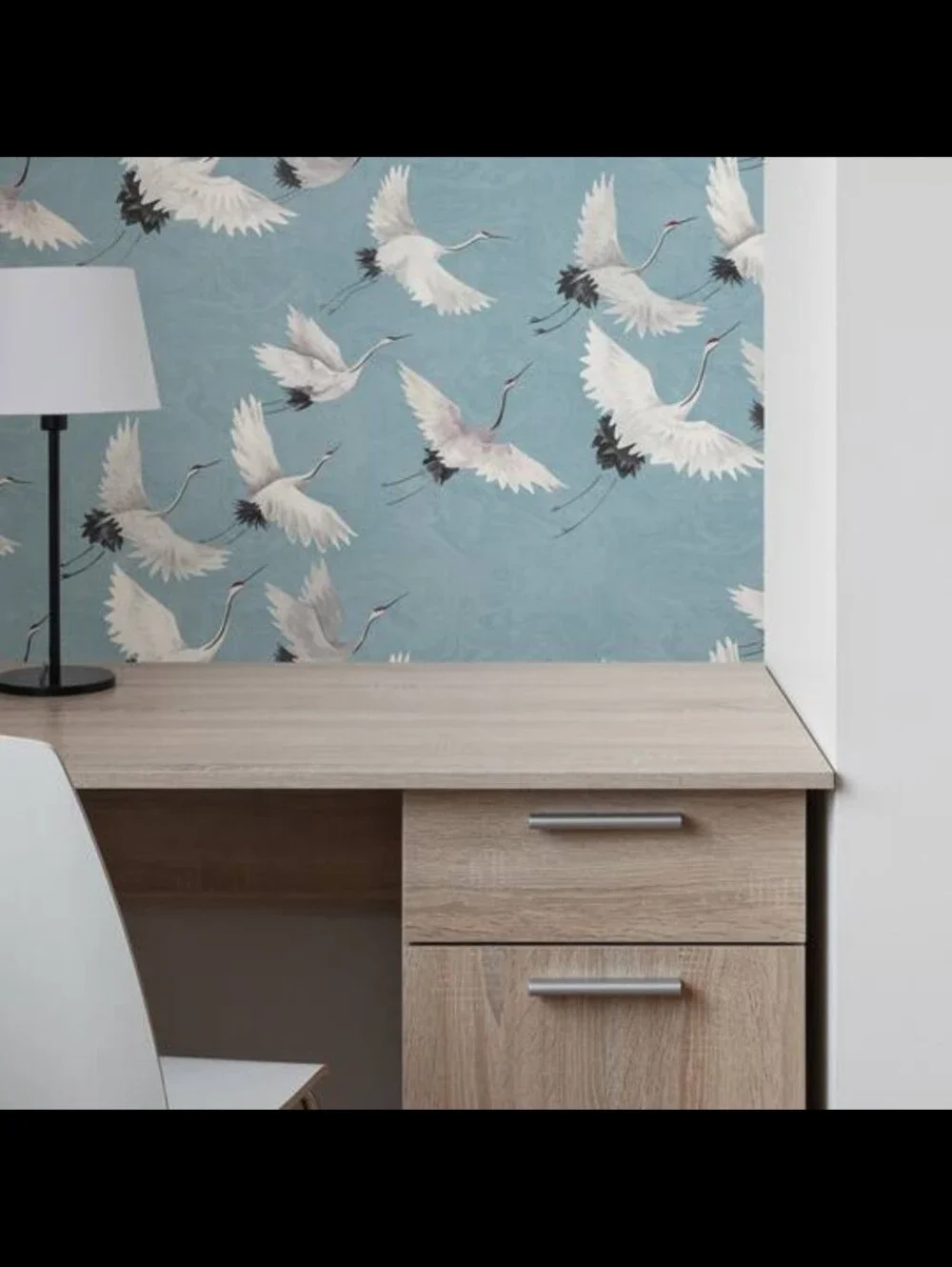 NuWallpaper Halcyon Peel and Stick Wallpaper, Blue, Removable Wallpaper