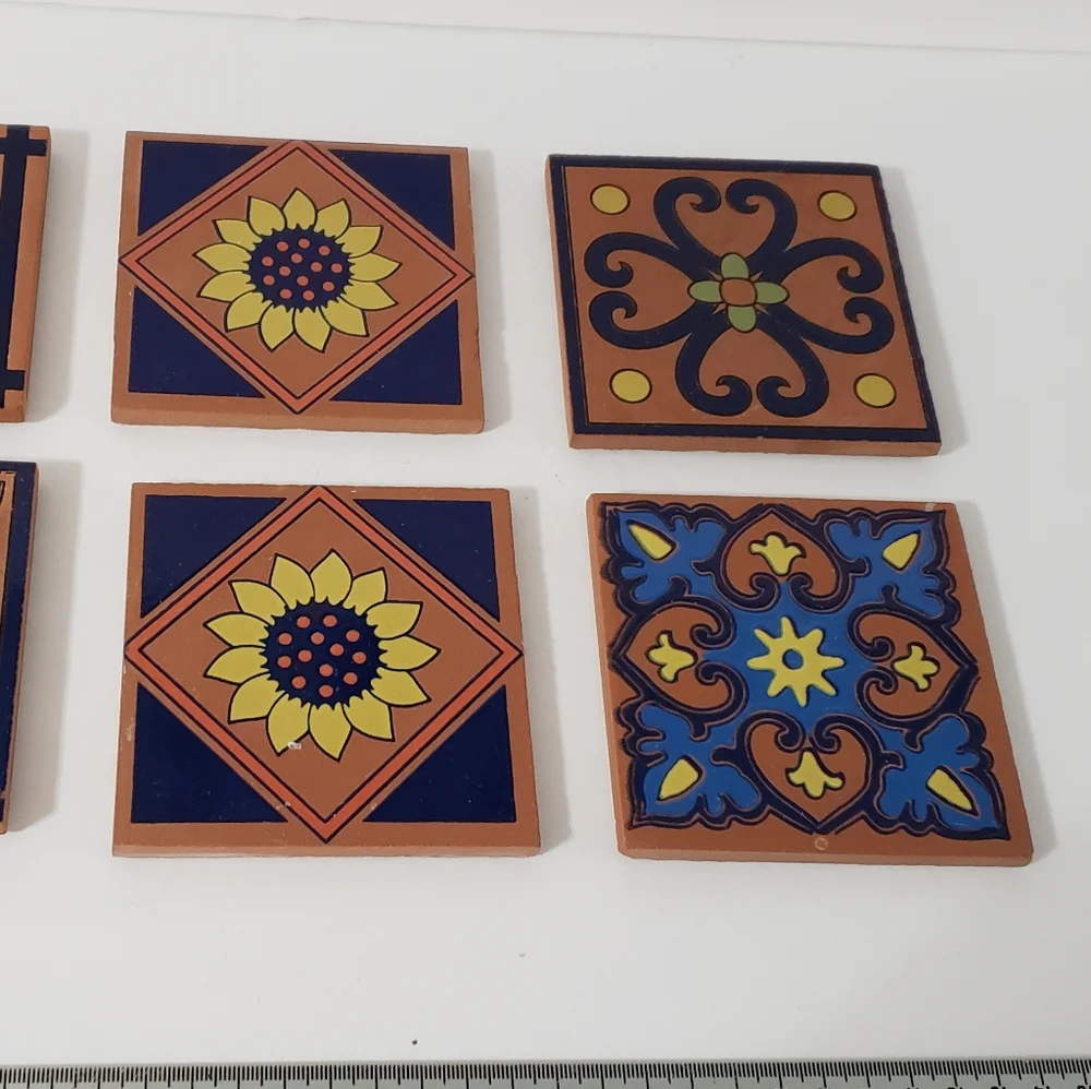 Hand Crafted blue yellow