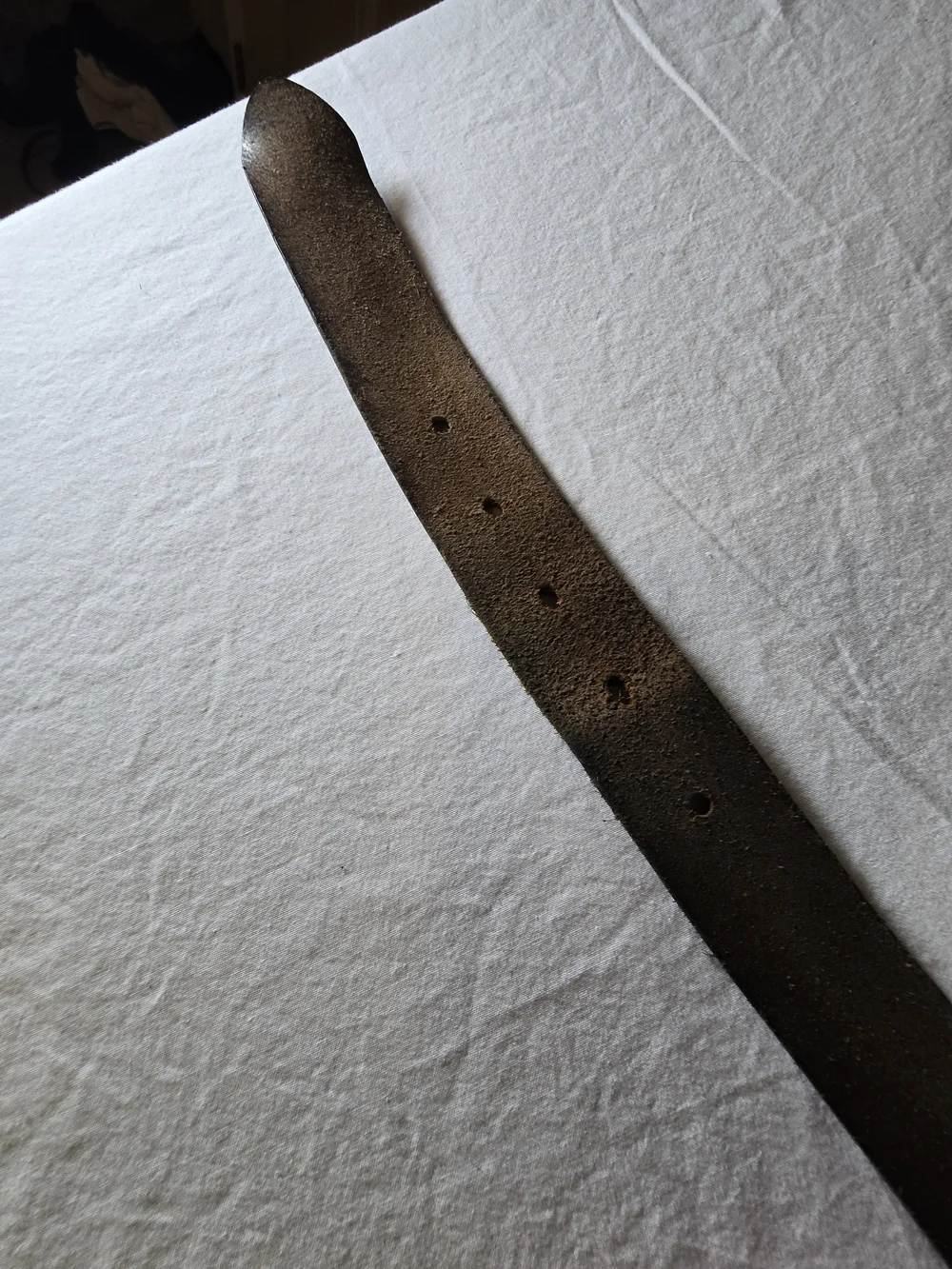 J. Crew Men's Brown Genuine Leather Belt with Metal Buckle Size 32