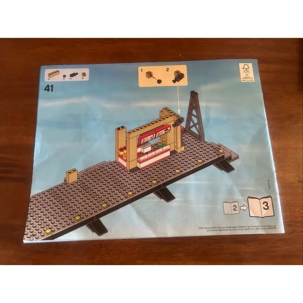 LEGO City Train Station #60050 Instruction Manual Only 1,2,3 (6004)