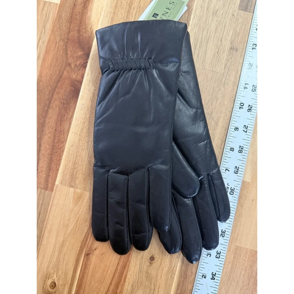 NEW Vintage Fownes  Gloves Size 8 Black ‎ Lined Women's Driving