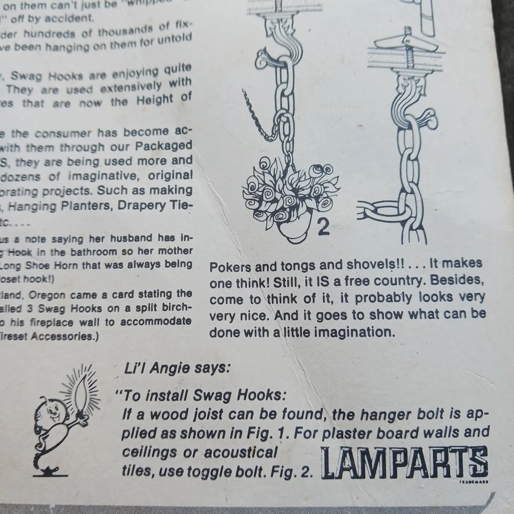 Angelo Lamparts add vintage