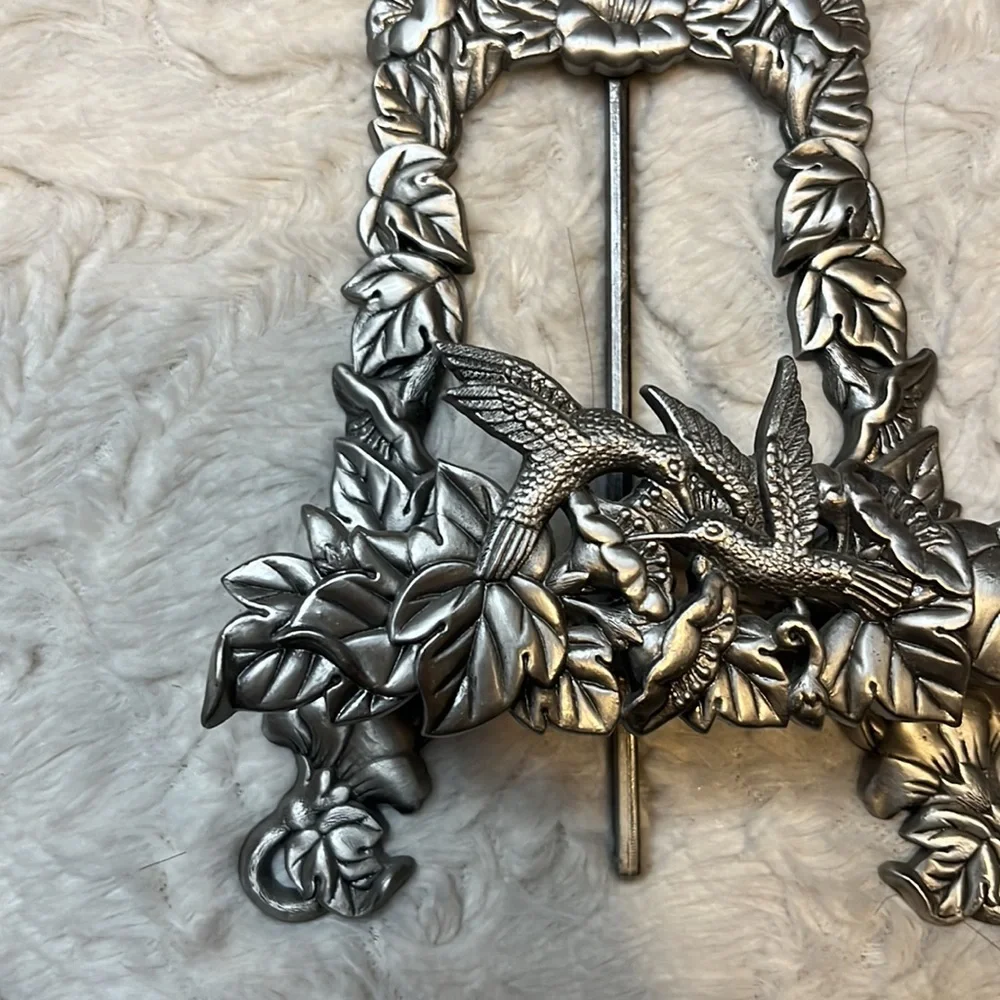 Vintage Ornate Floral Plate Stand