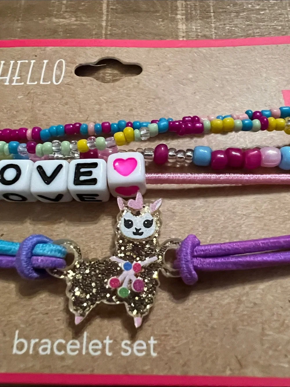 OH. Hello multicolor bracelet